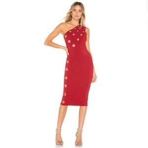 Valentines Michael Costello x REVOLVE Midi Dress in Red Size XS